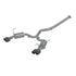 MBRP 3" Dual Split Rear Exit 15-19 Subaru WRX 2.0L/STI 2.5L w/ 3.5" CF Tips Street Version S4800304