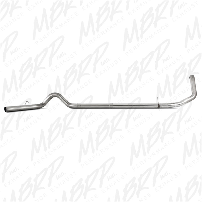 MBRP 4" Turbo Back Single No Muffler T409 SLM Series Exhaust For 99-03 Ford F-250/350 7.3L-S6200SLM