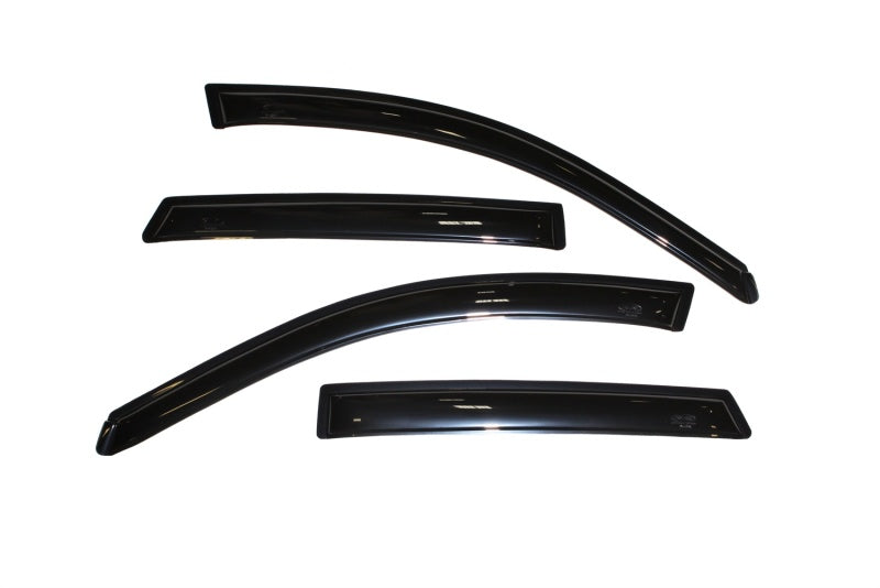 AVS 03-08 Pontiac Vibe Ventvisor Outside Mount Window Deflectors 4pc - Smoke