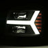 AlphaRex LUXX LED Projector Headlights Plank Style Jet Black for 07-13 Chevy 1500 880223