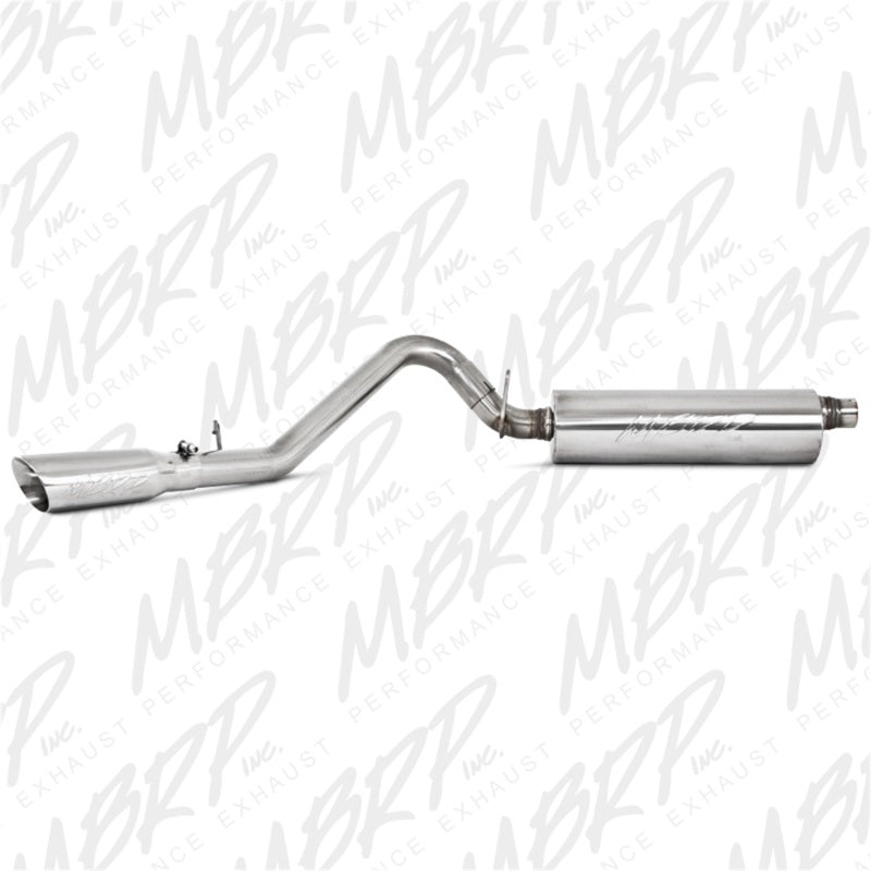 MBRP 2.5"Cat Back Single T409 For 97-99 Jeep Wrangler (TJ) Inline-4 2.5L Inline-6 4.0L S5512409