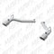 MBRP 3" T304 Axle Back Muffler Delete For 10-15 Chevy Camaro V8 6.2L S7019304