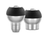 Momo Race Shift Knob - Aluminum, Black Airleather Insert