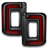 ORACLE Lighting Flush Mount Standard Red LED Tail Lights for 2007-2017 Jeep Wrangler JK 5891-504