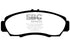 EBC 01-03 Acura CL 3.2 Greenstuff Front Brake Pads