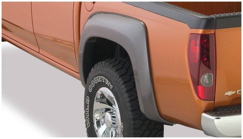 Bushwacker 04-12 GMC Canyon Extend-A-Fender Style Flares 2pc 61.1/72.8in Bed - Black