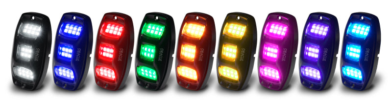 ORACLE Lighting ColorSHIFT RGB+W Underbody Wheel Well Rock Light Kit - 4 PCS 5895-339