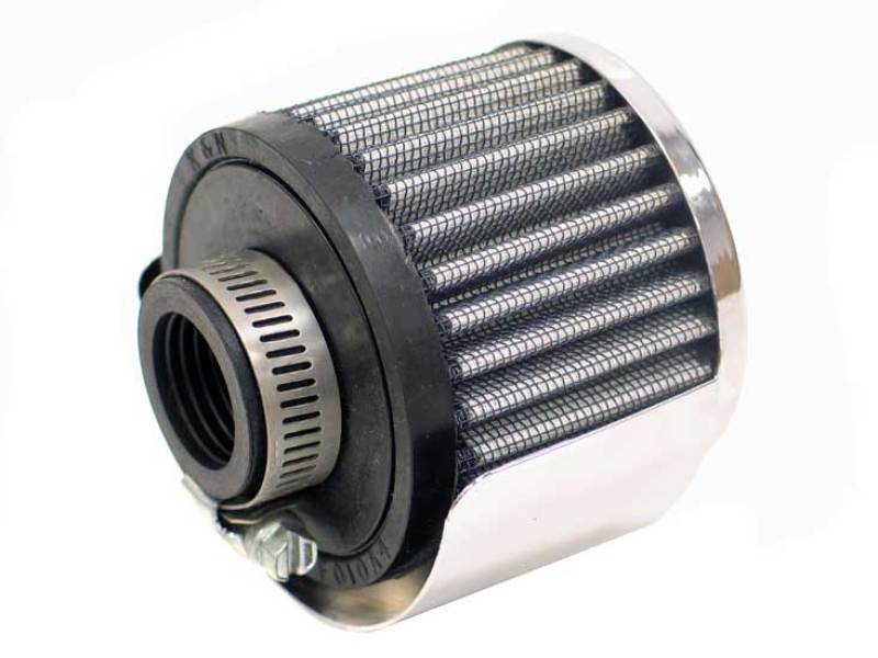 K&N Clamp On Crankcase Vent/ Breather Air Filter 1in Flange ID x 3in OD x 2.5in Height 62-1511