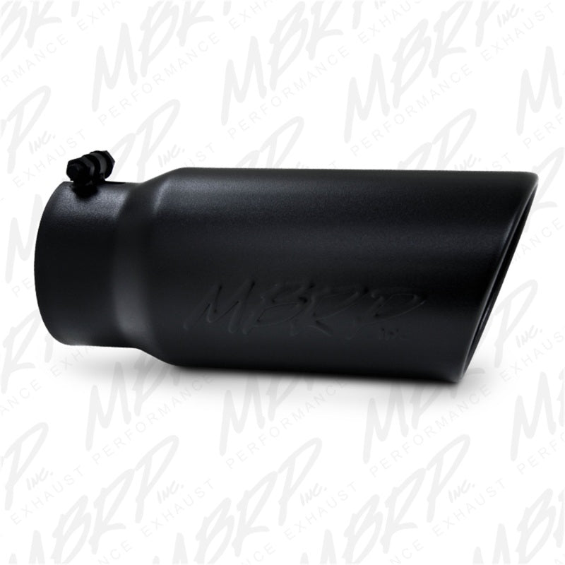 MBRP 4"Filter Back Black Single Side Exit For 08-10 Ford F250/350/450 6.4 L Powerstroke S6242BLK