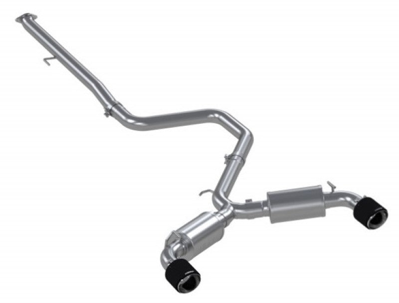 MBRP 3" Cat Back Dual Rear Exit 2019+ Hyundai Veloster N 2.0L Turbo w/ Carbon Fiber Tip S47063CF