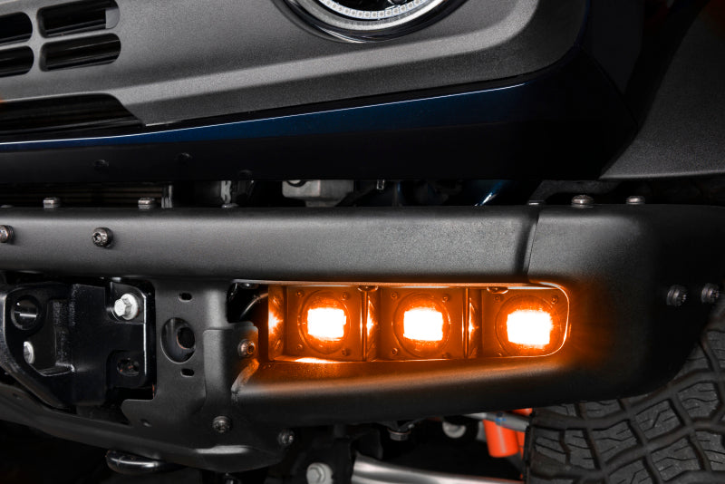 ORACLE Lighting Triple Amber LED Fog Light Kit for Steel Bumper for High 21-22 Ford Bronco 5890-005