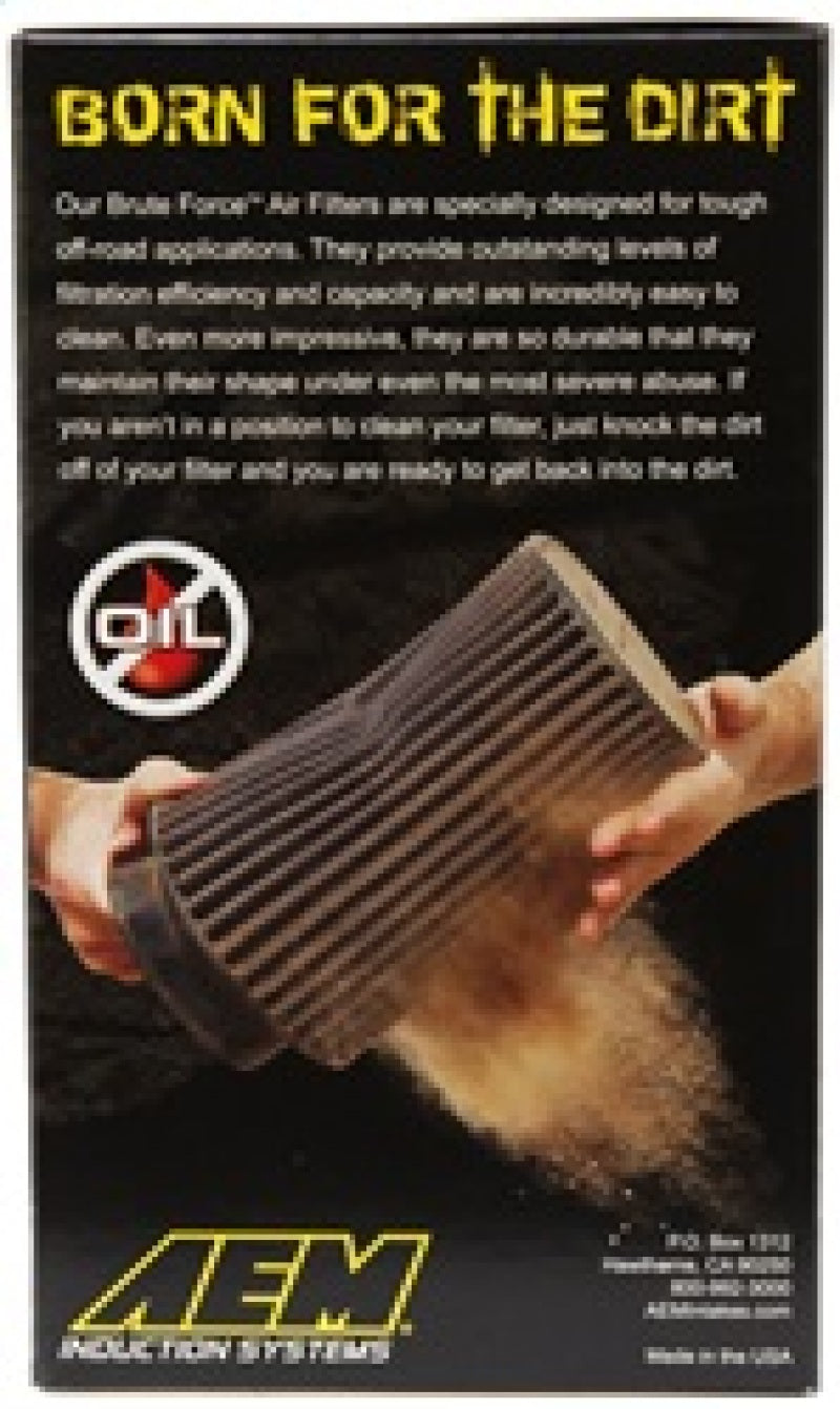 AEM 3.5 inch x 9 inch DryFlow Conical Air Filter