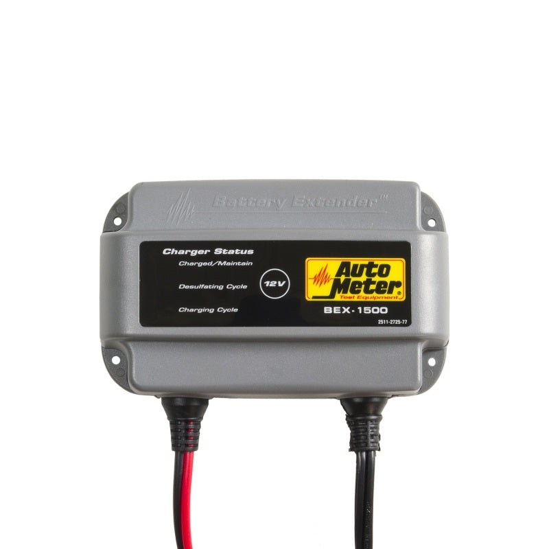 Autometer 12V/1.5A Battery Extender/Charger/Maintainer - BEX-1500