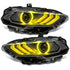 Oracle Lighting Dynamic ColorSHIFT LED Headlights - Black Series for 18-23 Ford Mustang 8204-332