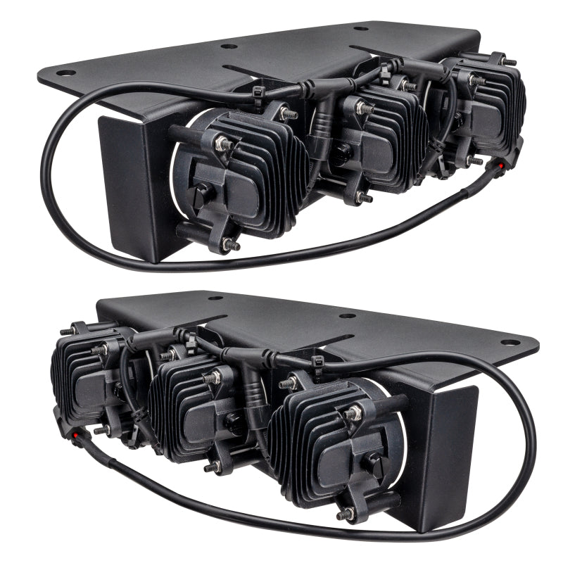 ORACLE Lighting Triple White LED Fog Light Kit for 21-22 Ford Bronco Steel Bumper 5890-001