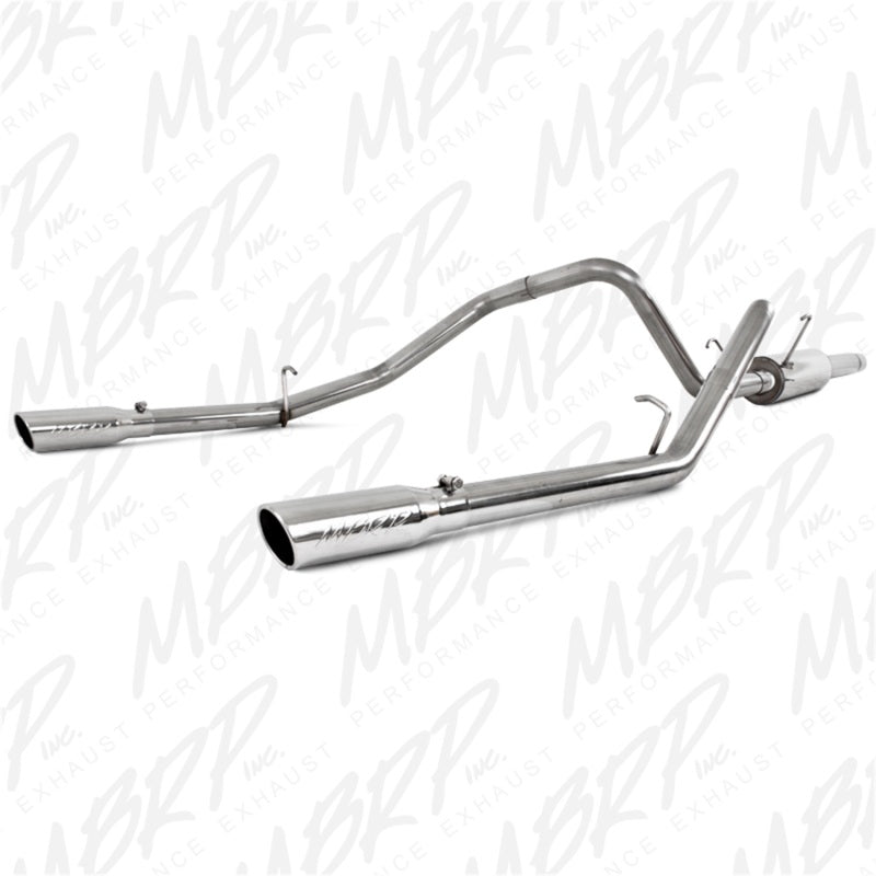 MBRP 2.5" Cat Back, Dual Split Rear, 2003 Dodge Ram Hemi 1500 5.7L SC/CC-SB S5108409