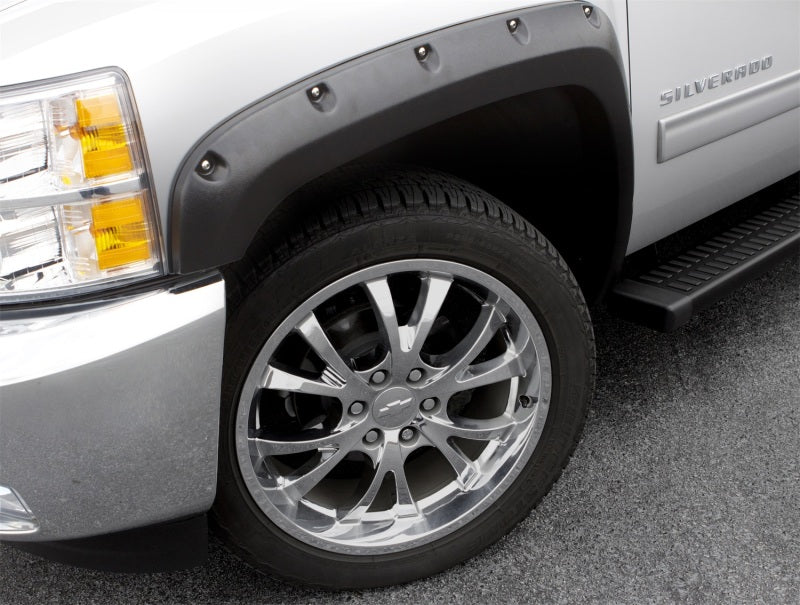 Lund 99-07 Chevy Silverado 1500 RX-Rivet Style Textured Elite Series Fender Flares - Black (4 Pc.)