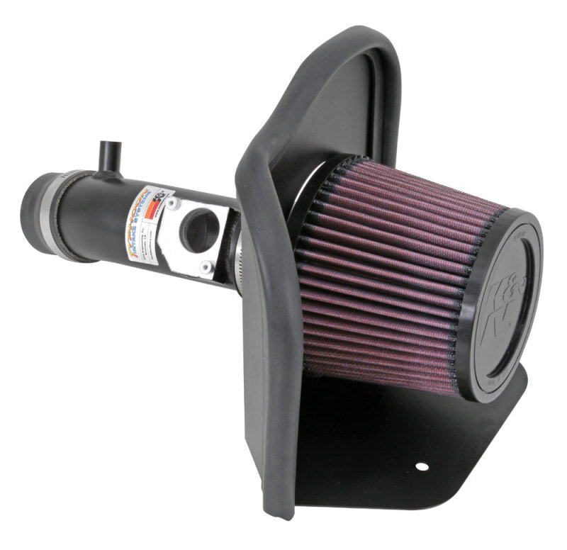 K&N 69 Series Typhoon Short Ram Cold Air Intake - Flat Black 06-10 Toyota Yaris L4-1.5L 69-8612TFK