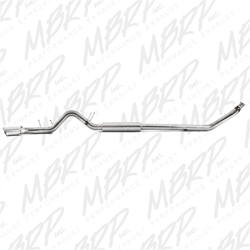 MBRP 4"Turbo Back Single Side(94-97Hanger HG6100 req.)T304For 94-02 Dodge 2500/3500 Cummins S6100304