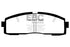 EBC 86-92 Toyota Supra 2.8 Yellowstuff Rear Brake Pads