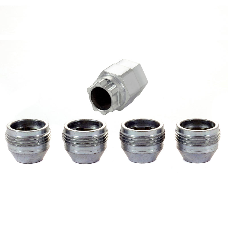 McGard Wheel Lock Nut Set - 4pk. (Under Hub Cap / Cone Seat) 1/2-20 / 3/4 & 13/16 Hex / .775in. L