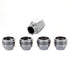 McGard Wheel Lock Nut Set - 4pk. (Under Hub Cap / Cone Seat) 1/2-20 / 3/4 & 13/16 Hex / .775in. L