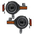 ORACLE Lighting Oculus Amber/White Switchback Bi-LED Projector Headlights for 2021+ Ford Bronco 5886-023