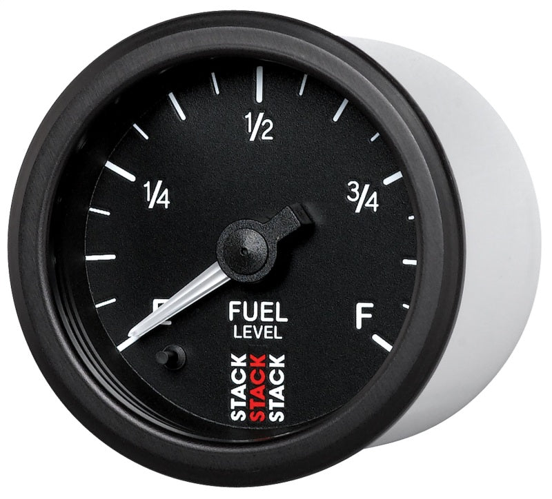 Autometer Stack Black 2-1/16" 0-280Ω Programmable Pro Stepper Motor Fuel Level Gauge - ST3315