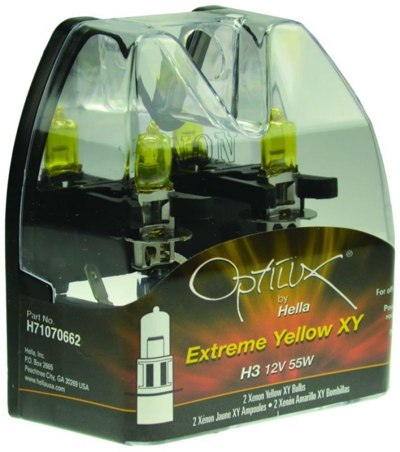 Hella Optilux H3 12V/55W XY Extreme Yellow Bulb