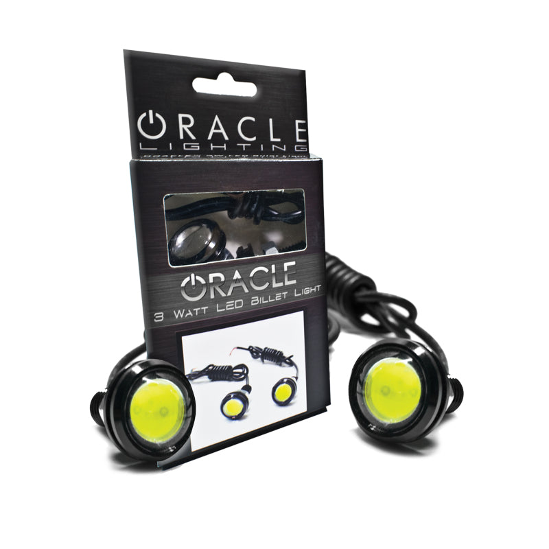 ORACLE Lighting 3W Universal CREE White LED Billet Bolt Light (Pair) 5410-001