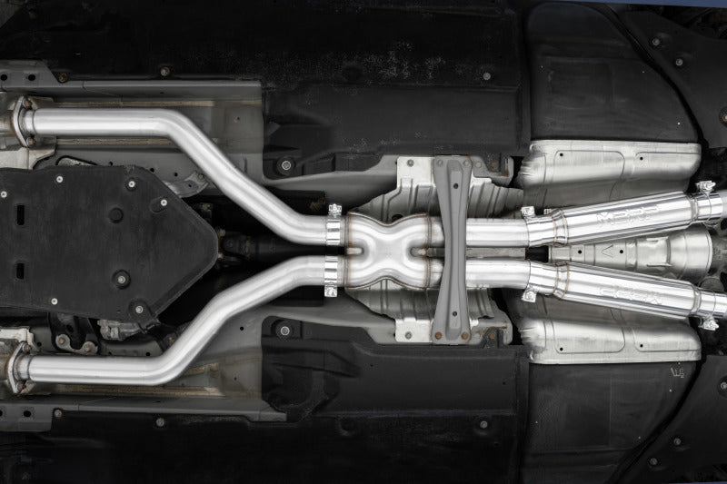 MBRP Dual Split Rear Street Version 16-22 Infiniti Q50 3.0L RWD/AWD 3" Cat-Back S4405304