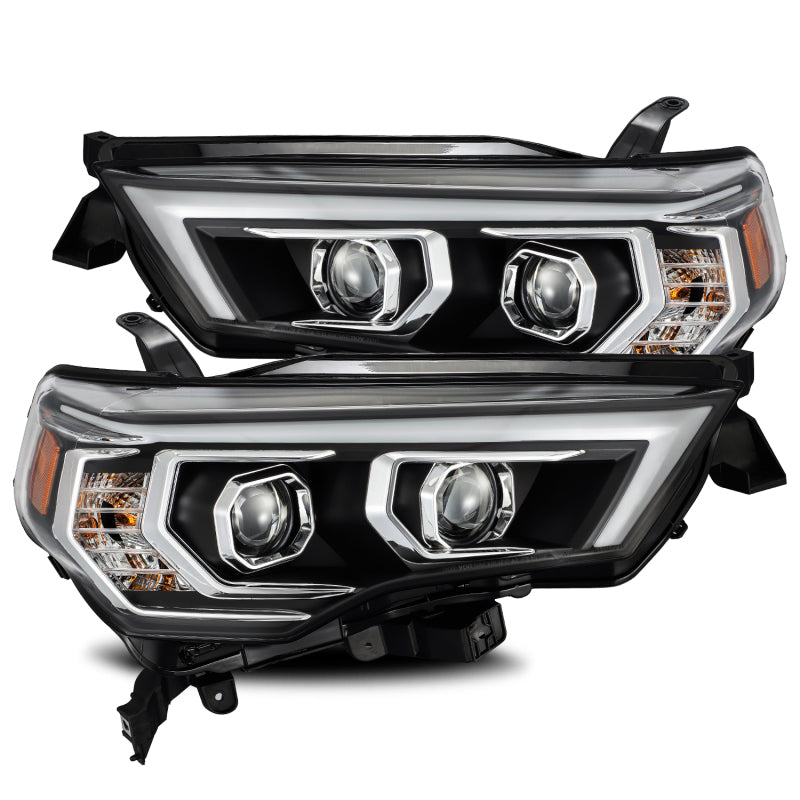 AlphaRex PRO-Series Projector Headlights Plank Style Black for 14-20 Toyota 4Runner 880732