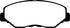 EBC 13-15 Acura ILX 1.5 Hybrid Redstuff Front Brake Pads