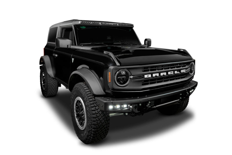 ORACLE Lighting Integrated Windshield Roof Carbonized Grey LED Light Bar System 5888-023-MF