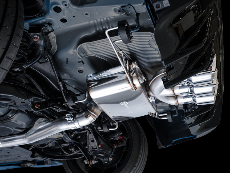 AWE Tuning Touring Edition Exhaust w/ Triple Chrome Silver Tips for 2023 Honda Civic 3015-52287