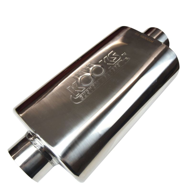 Kooks Universal 3in Center/Center Oval Muffler (4x8x12)