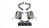 Corsa 2015 Chevy Corvette Z06 3in Axle Back Exhaust, Black Quad 4.5in Tip (Xtreme)