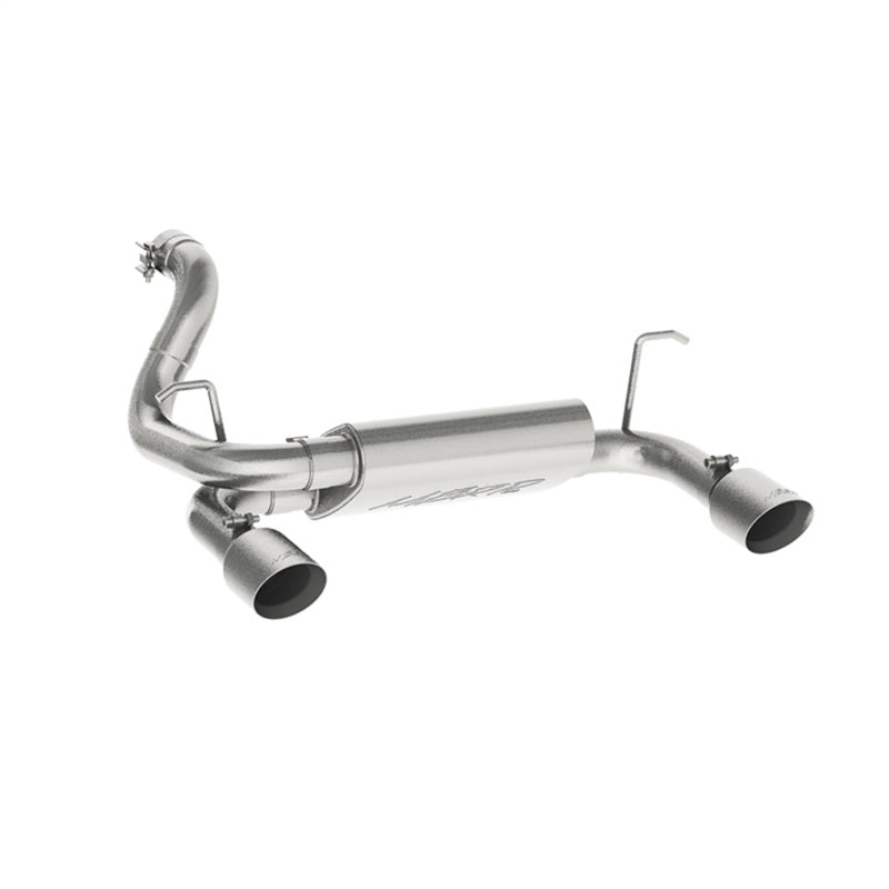 MBRP Dual Rear Exit 2.5"Axle Back T409 Exhaust For 18-24 Jeep Wrangler(JL)2-DR/4-DR 3.6L V6 S5529409