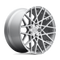 Rotiform R110 BLQ Wheel 20x10 5x112 35 Offset - Gloss Silver Machined