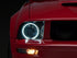 Raxiom 05-09 Ford Mustang GT V6 Axial Series CCFL Halo Projector Headlight- Blk Housing (Smkd Lens)