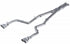 MBRP 3"Cat Back Dual Rear AL Steel w/Quad Tip(Race)For 15-16 Dodge Challenger 5.7L HEMI S7116AL