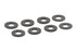 Daystar D-Ring Shackle Washers Set of 8 Black