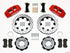 Wilwood Dynapro 6 Front Hat Kit 12.19in Drilled Red 2011 Fiesta