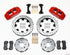 Wilwood Dynapro 6 Front Hat Kit 12.19in Drilled Red 94-01 Honda/Acura w/262mm Disc