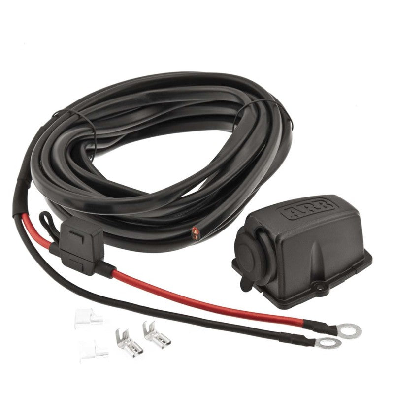 ARB Fridge Wiring Kit 6M With Threaded Socket - 10900027