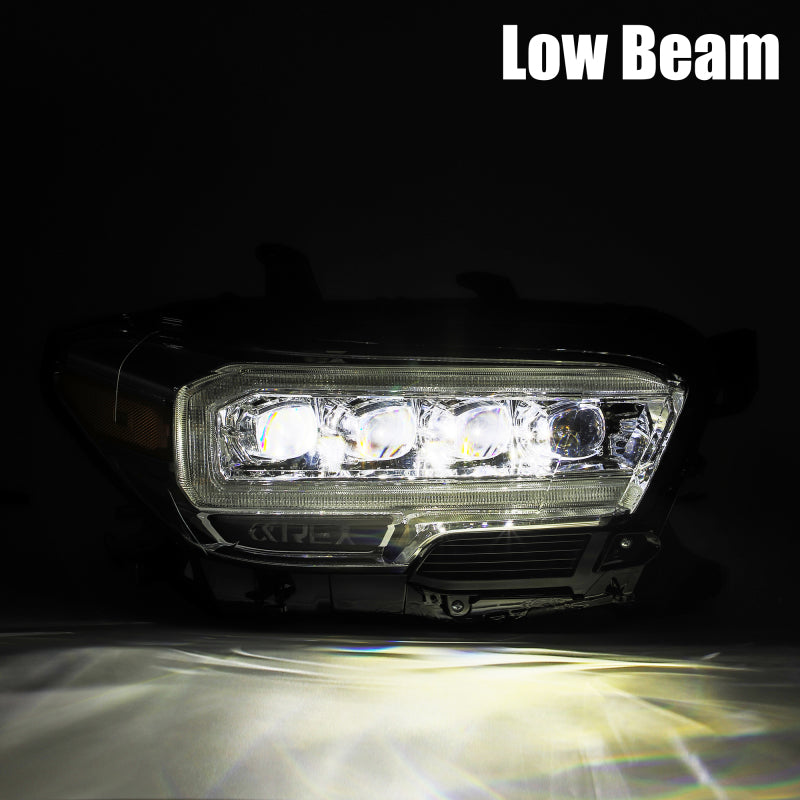 AlphaRex NOVA LED Projector Headlight Plank Style Alpha Black for 16-20 Toyota Tacoma 880705