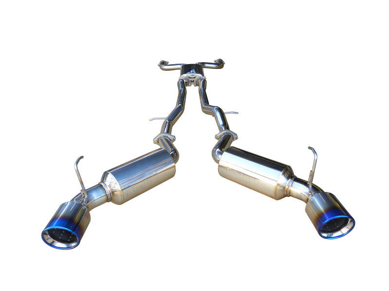 Injen 76mm SS Exhaust w/ Titanium Tips For 08-13 Infiniti G37/G37 IPL Coupe 3.7L - SES1997TT