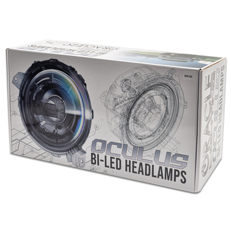 ORACLE Lighting Oculus Bi-LED Projector Headlights - Graphite Metallic - 5500K 5839-504-PAU