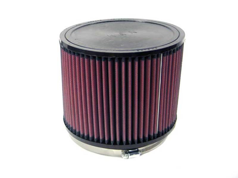 K&N 6"ID FLG, 7.5"OD, 6"H High-Flow Original Universal Round Straight Rubber Air Filter - RU-3060