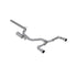MBRP 3" T304 Cat Back Exhaust, 15-20 VW 2.0L Turbo Golf GTI MK7 w/ Dual Split Rear Exit S4606304